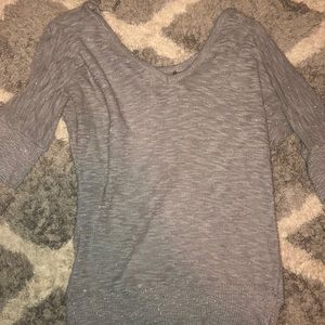 Sparkly Grey Top